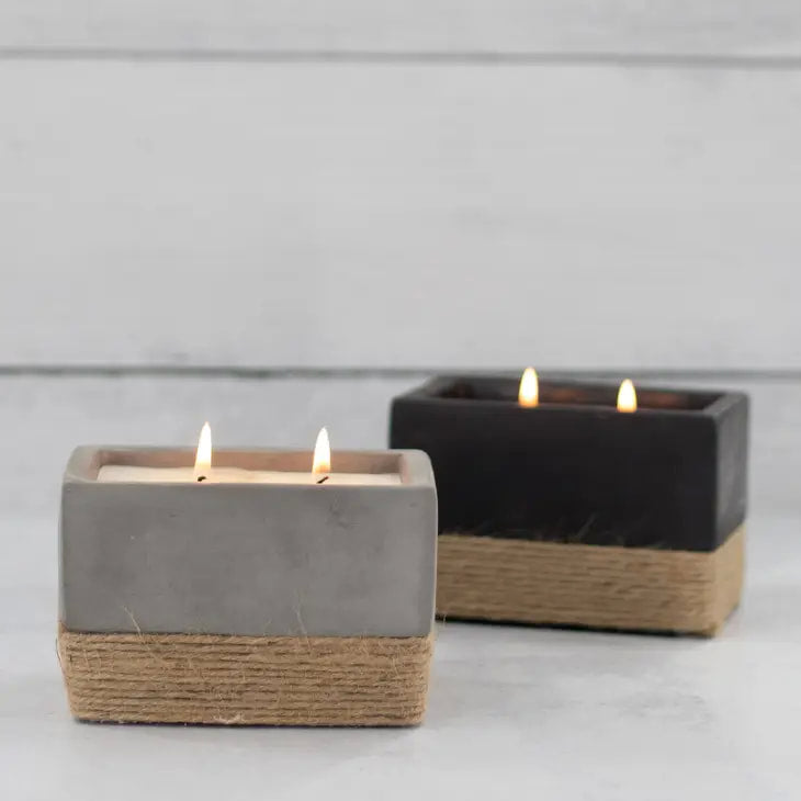 Concrete Rectangular Citronella Candle