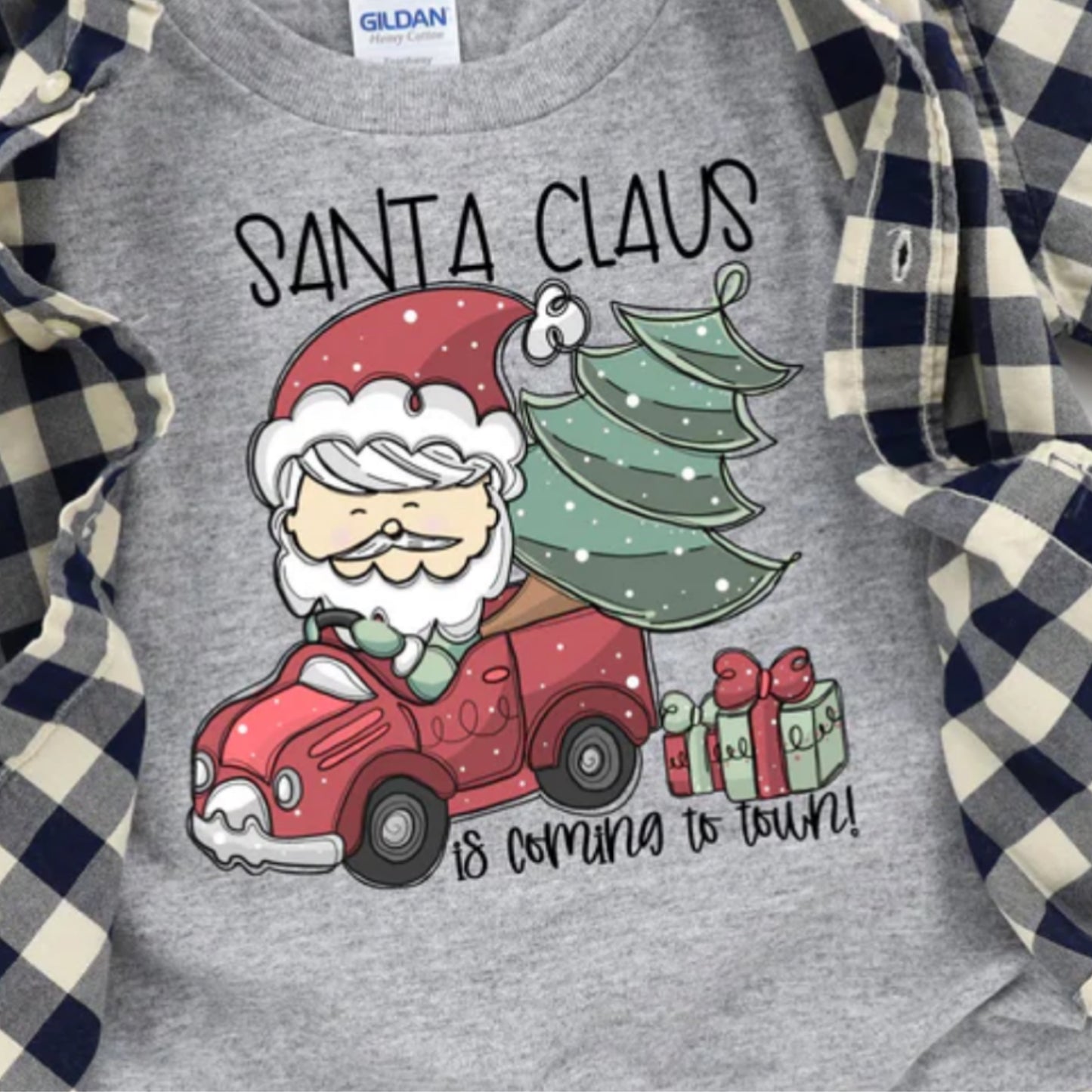 Santa Claus Is Coming To Town T Shirt