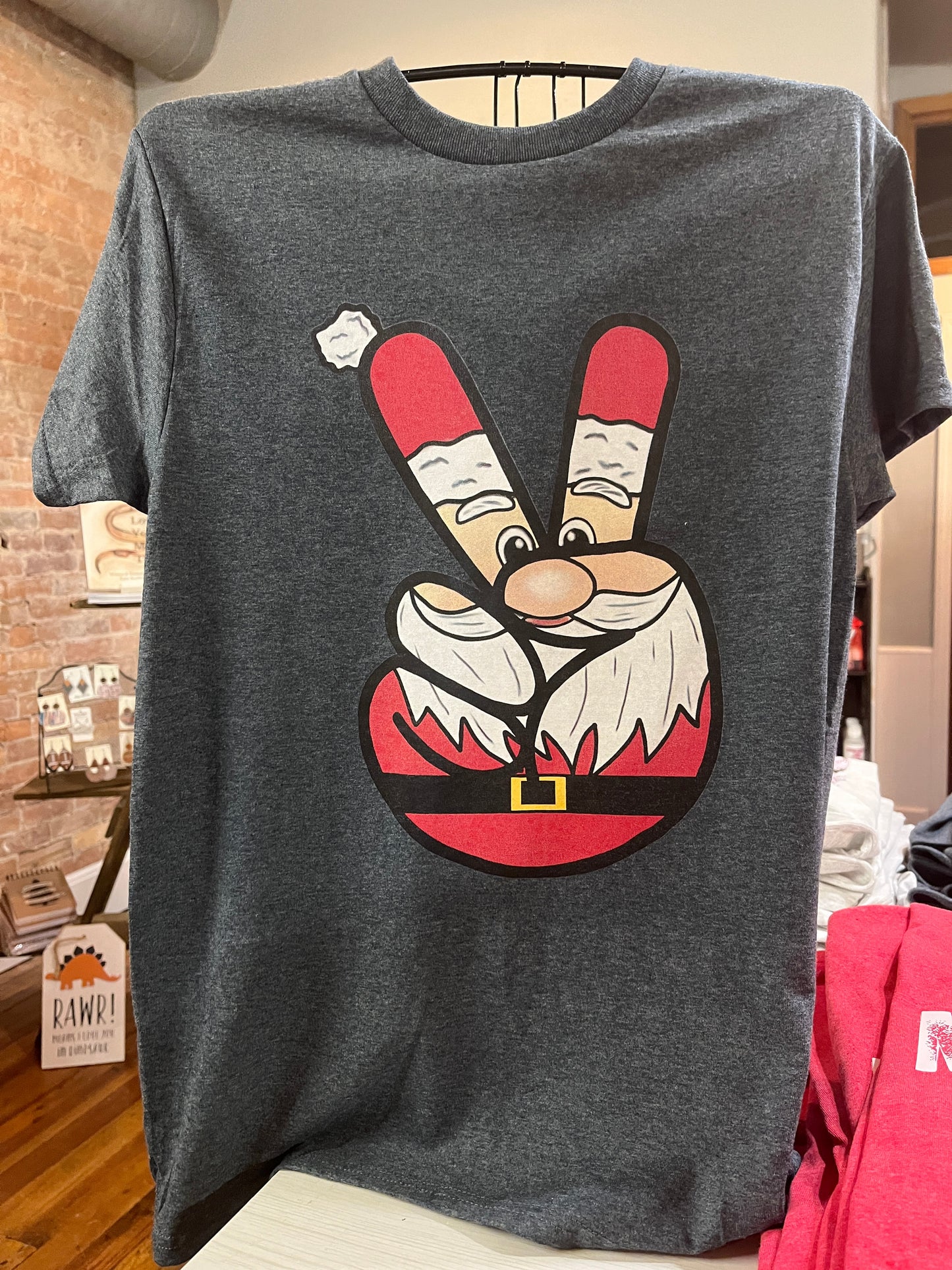 Peace Sign Santa Tee