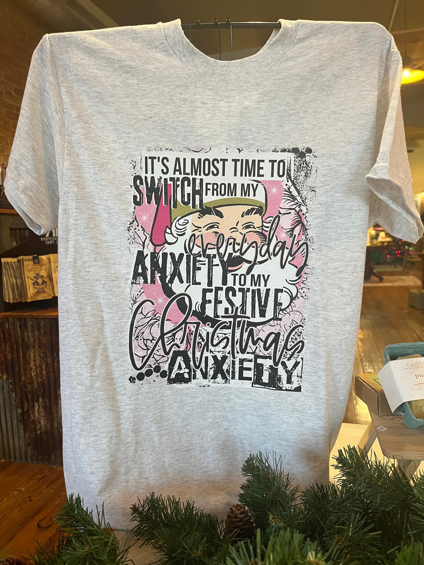 Christmas Anxiety Tee