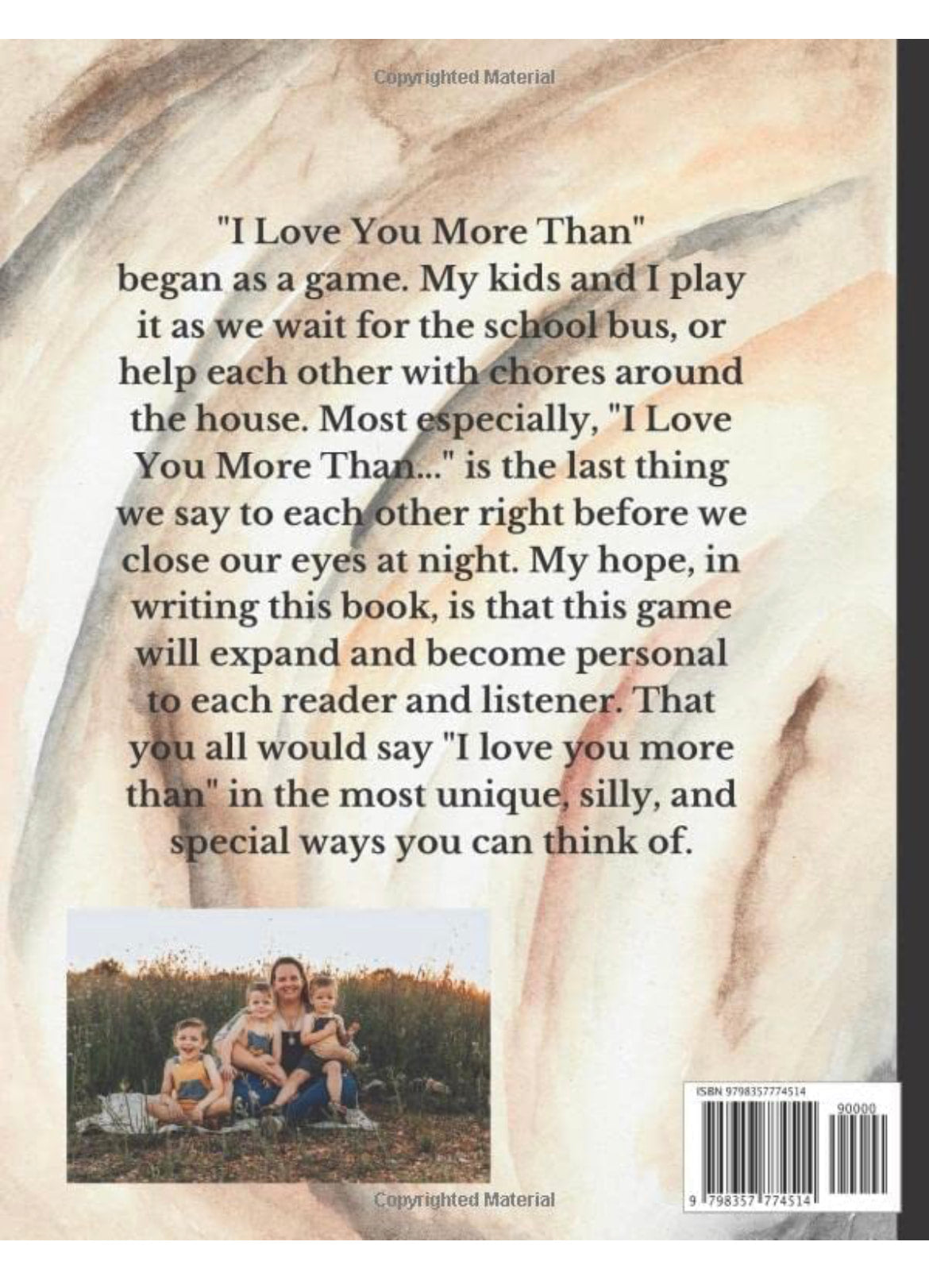 I Love You More Than Book