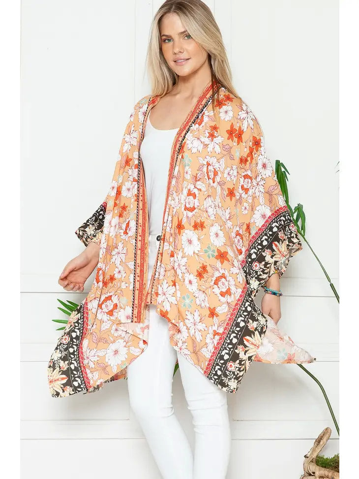 Peachy Keen & Everything Between Floral Top